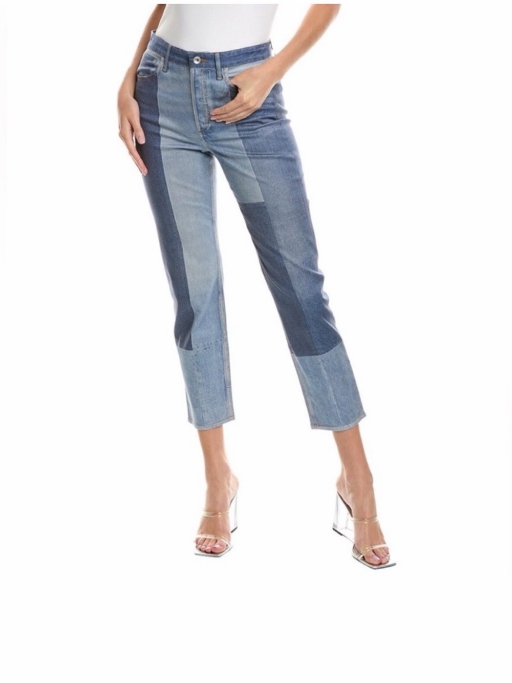 Rag & Bone Patchwork Miramar Nina Cigarette pants